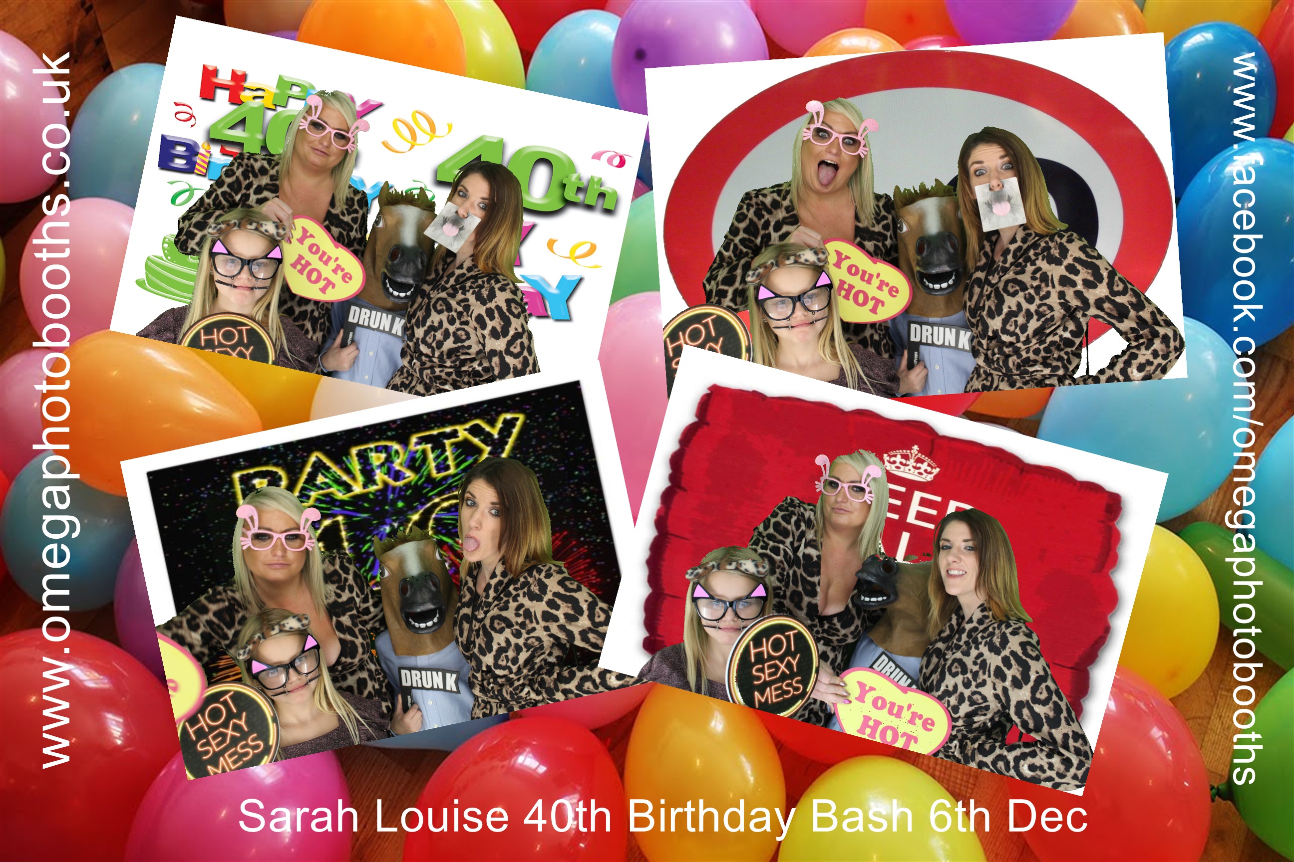 Sarah Louise 40th  | View more photos from the event at gallery.omegaphotobooths.co.uk/u/Omega-Photobooths/Sarah-Louise-40th